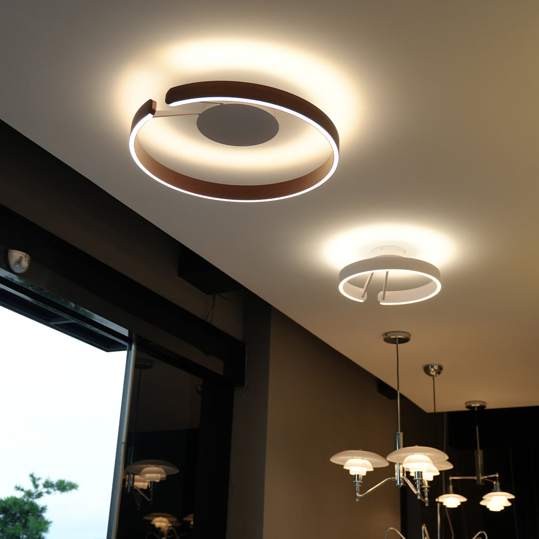 Minimalist Halo Flush Mount Ceiling Light