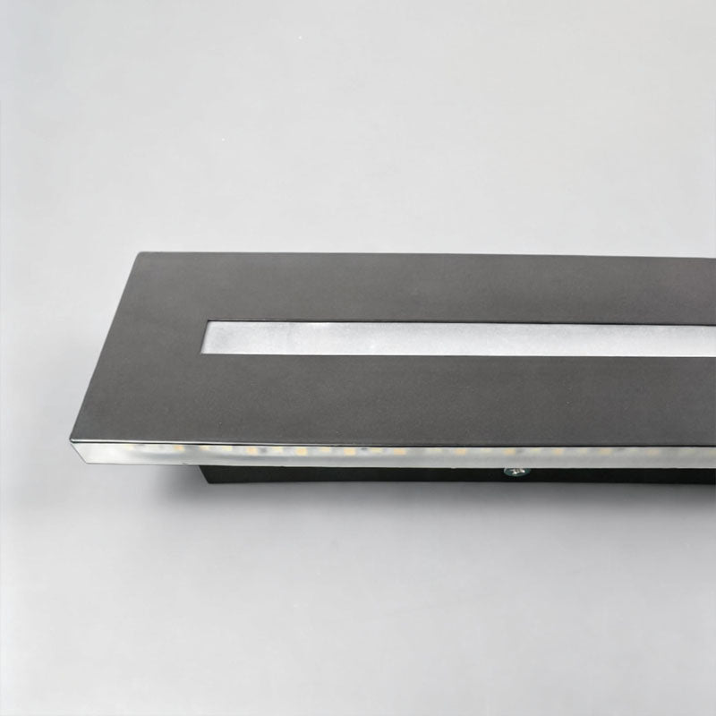 Modern Black Linear LED Wall Sconce - Premium Iron Design