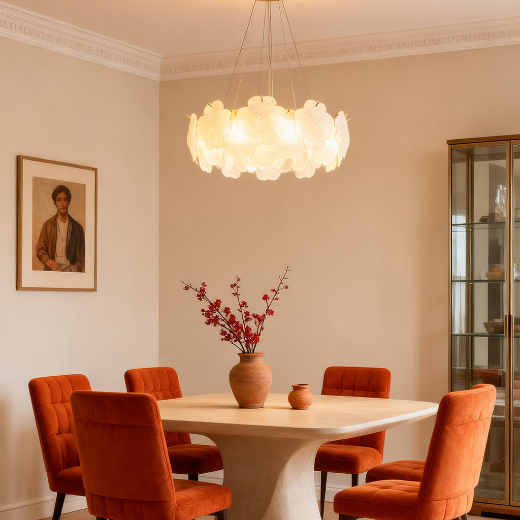 Premium French Floral Glass Chandeliers for Elegant Ceilings