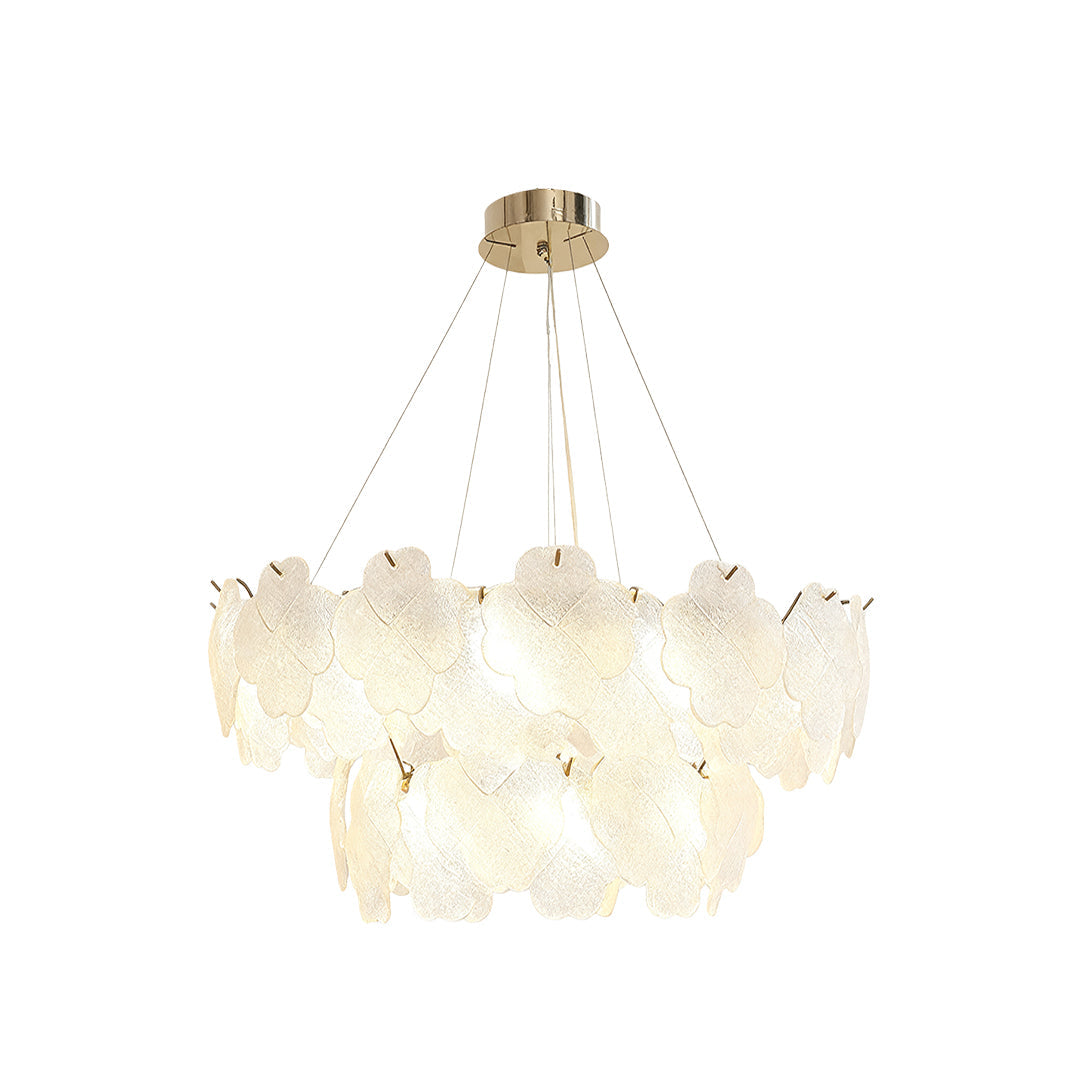 Premium French Floral Glass Chandeliers for Elegant Ceilings