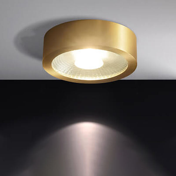 Premium Ultra-Thin Copper LED Flush Mount Light