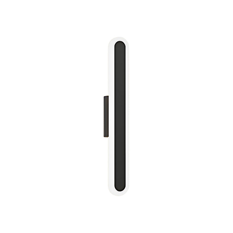 Modern Oval Linear Wall Light - Minimalist Design