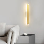 Modern Oval Linear Wall Light - Minimalist Design