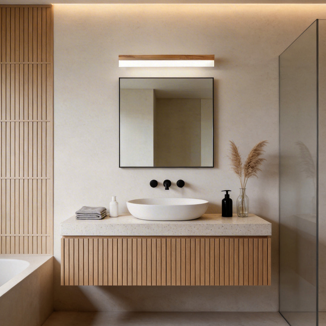 Premium LED Bath Bar Vanity Light with Plastic Shade