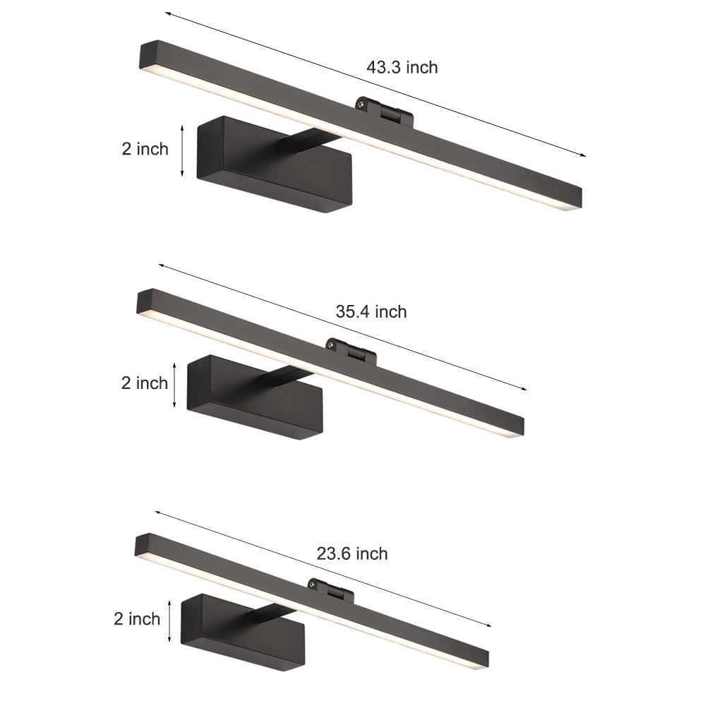 Rotatable Linear LED Bath Bar Vanity Light - Premium Metal Design
