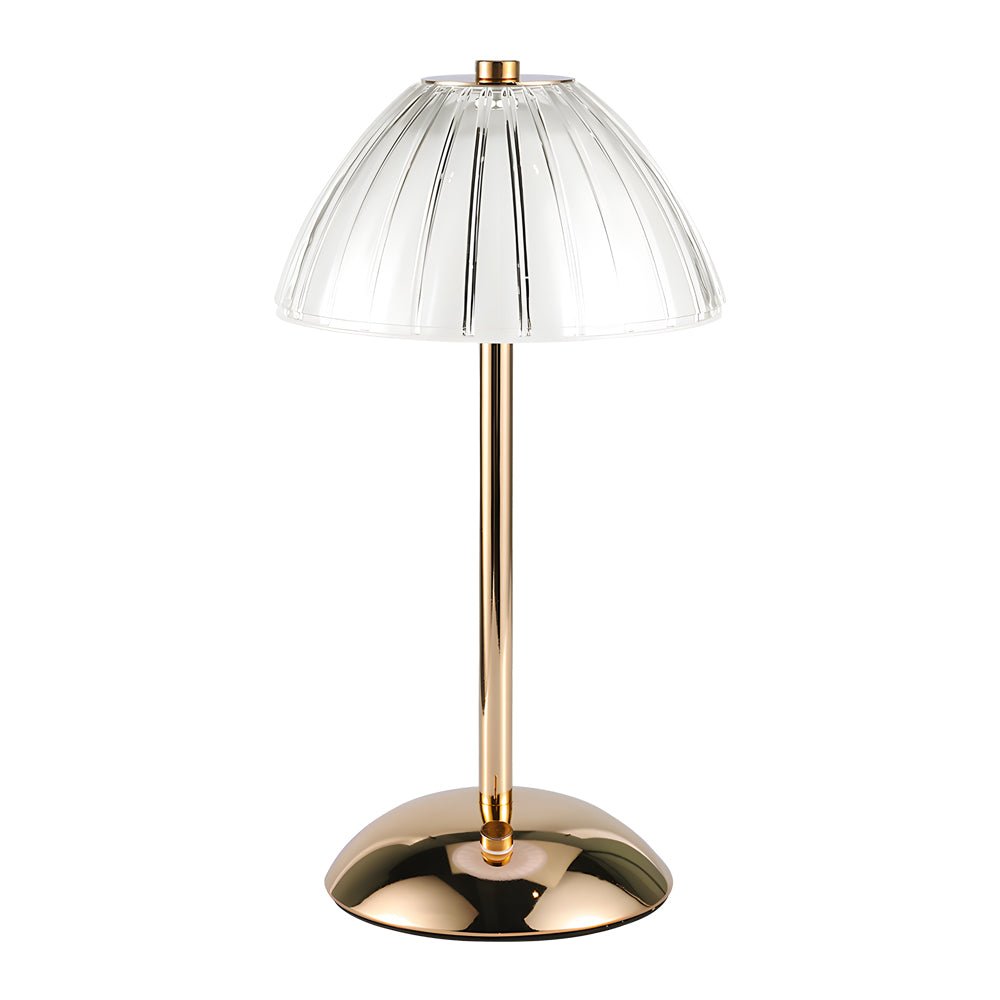 Brushed Brass Battery-Powered LED Table Lamp