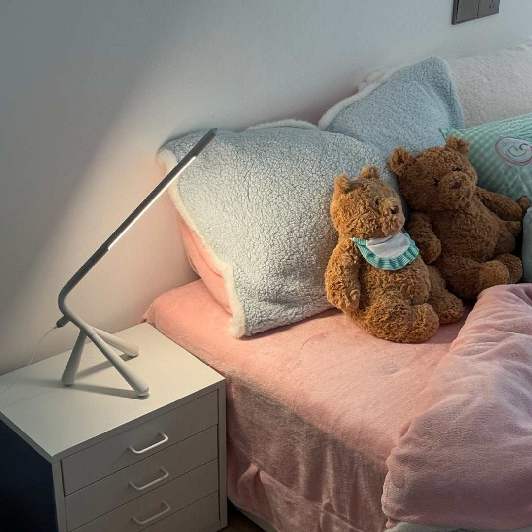 Rotatable LED Table Lamp with Three Legs - Eye-Care Accent Lighting