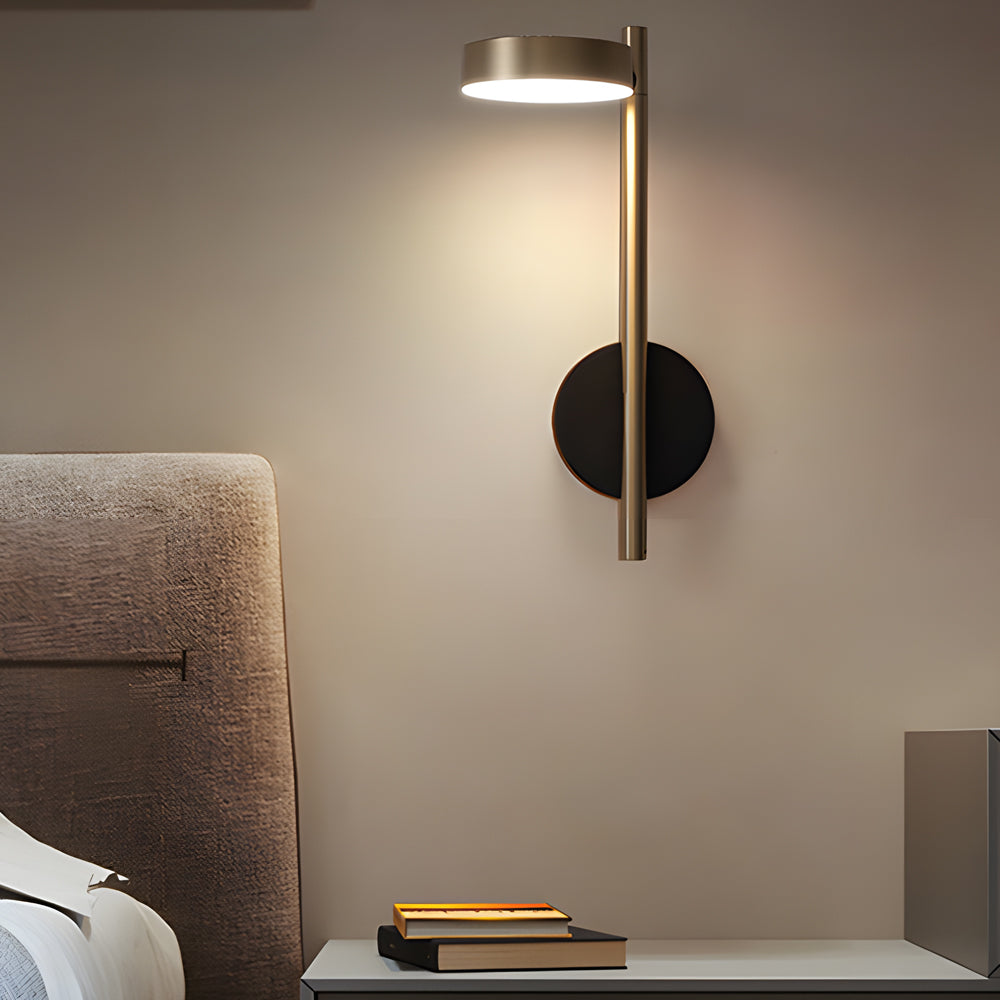 Adjustable LED Wall-Mounted Luxury Metal Bedside Lamp