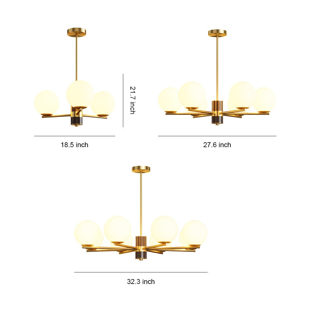 Modern Minimalist Chandelier - Artistic Ceiling Light