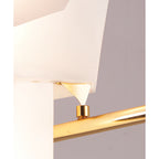 Modern Gold Accent Origami Crane Wall Light