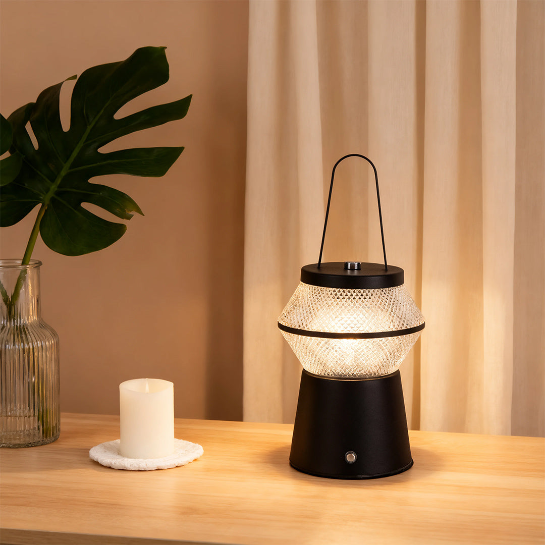 Premium Solar LED Outdoor Lantern - Stylish UV Mosquito Repellent Design