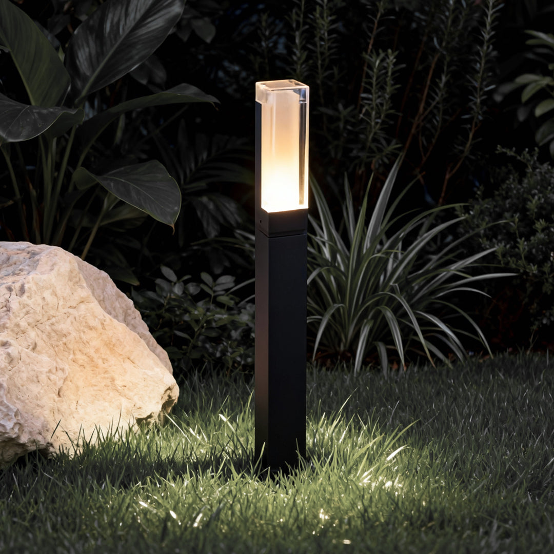 Premium Black Aluminum LED Waterproof Bollard Light