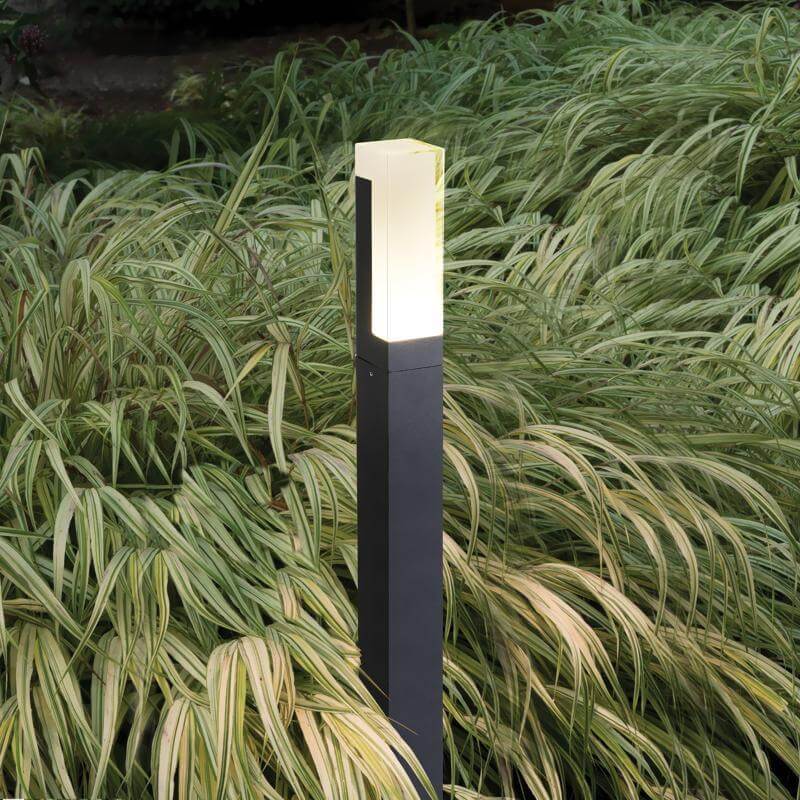 Premium Black Aluminum LED Waterproof Bollard Light