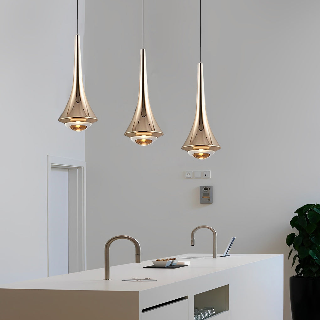 Modern Black Cone LED Pendant Light