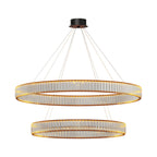 Premium Crystal Round Chandelier - Elegant Ceiling Light