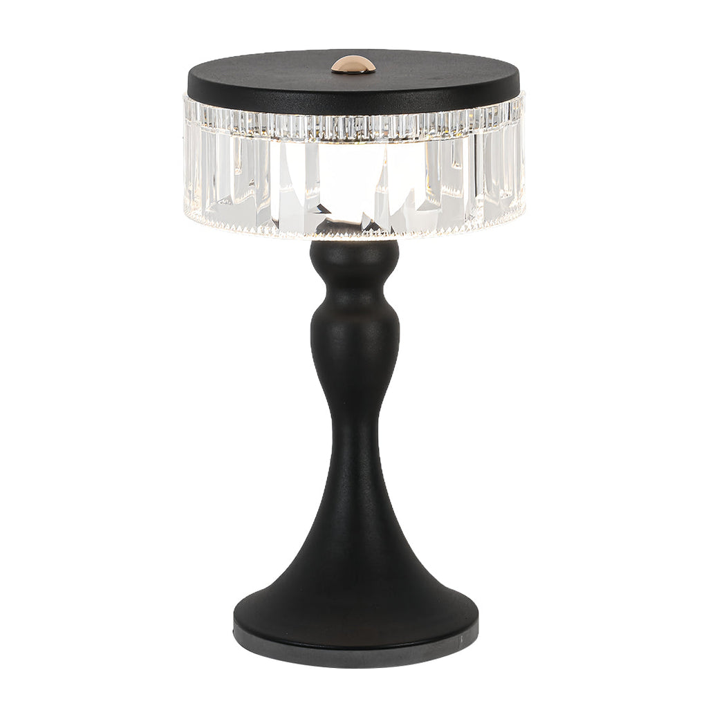 Nordic Minimalist Forged Iron Table Lamp with Acrylic Accent