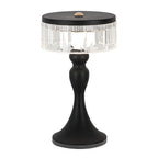 Nordic Minimalist Forged Iron Table Lamp with Acrylic Accent