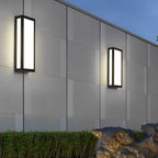Modern Waterproof LED Rectangle Outdoor Wall Light