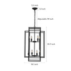 Vintage Industrial Iron Pendant Ceiling Light