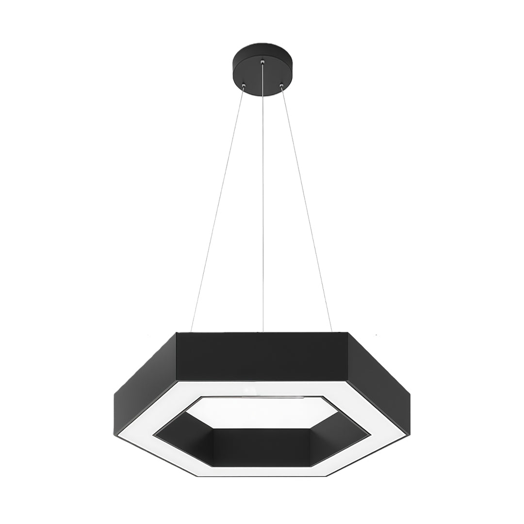 LED Hexagonal Geometric Chandelier - Modern Ceiling Light