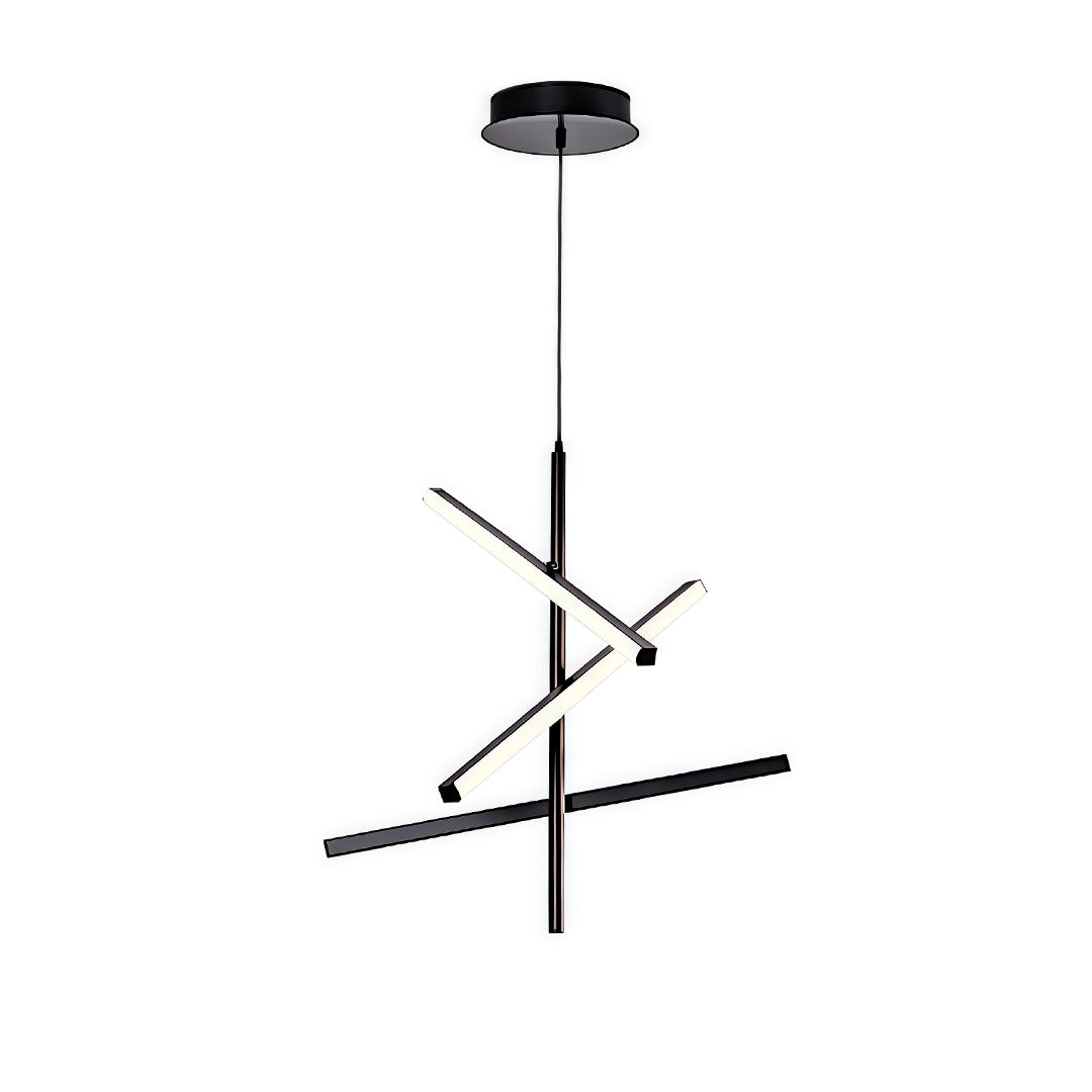Adjustable Nordic Iron Linear Chandelier - Premium Ceiling Light