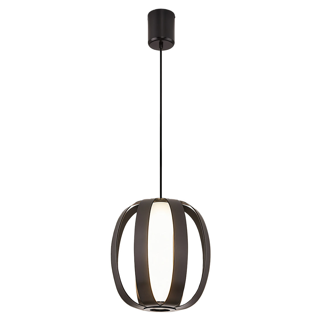 Contemporary LED Lantern Pendant Light - Minimalist Ceiling Fixture