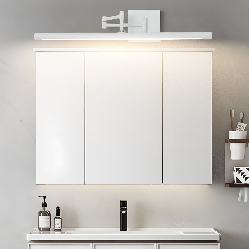 Premium Black Metal Swing Arm Vanity Light for Bathroom