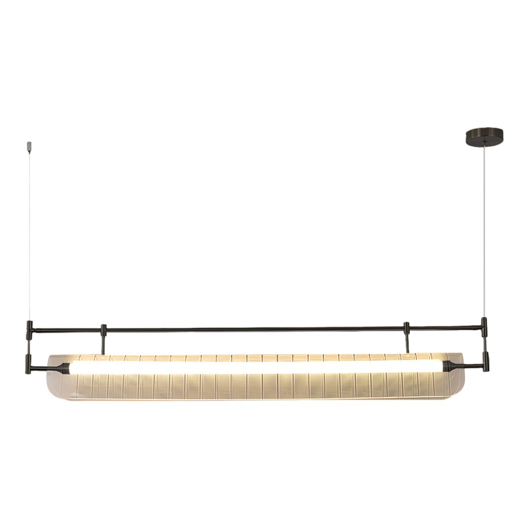 Nordic Minimalist Linear Pendant Ceiling Light - Long Strip Design