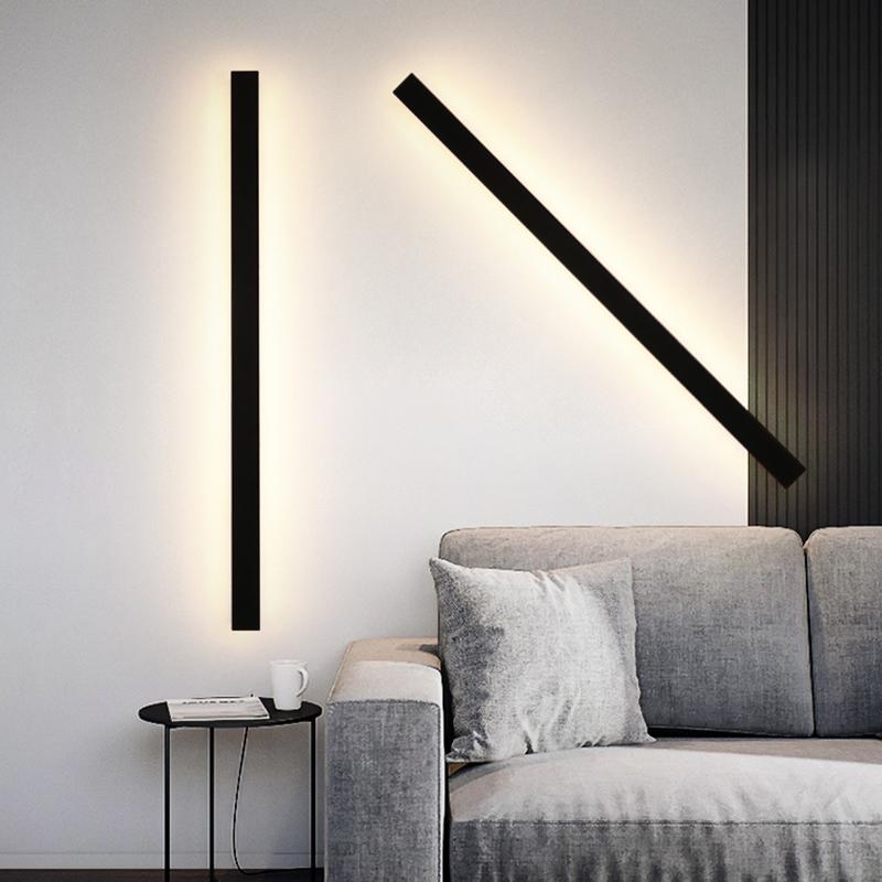 Modern Black Waterproof LED Wall Sconce for Outdoor Use