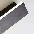 Modern Black Waterproof LED Wall Sconce for Outdoor Use