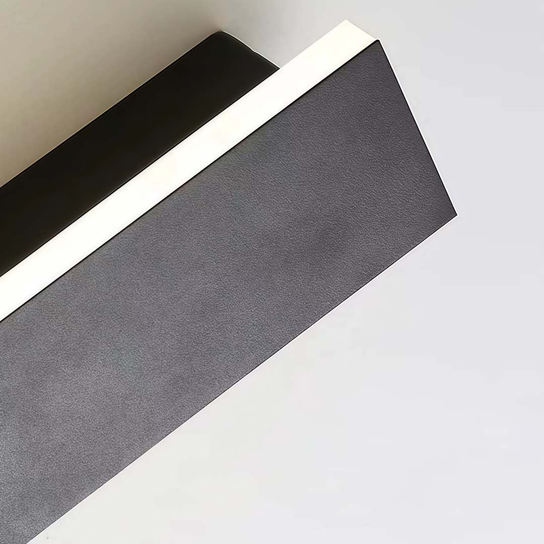 Modern Black Waterproof LED Wall Sconce for Outdoor Use