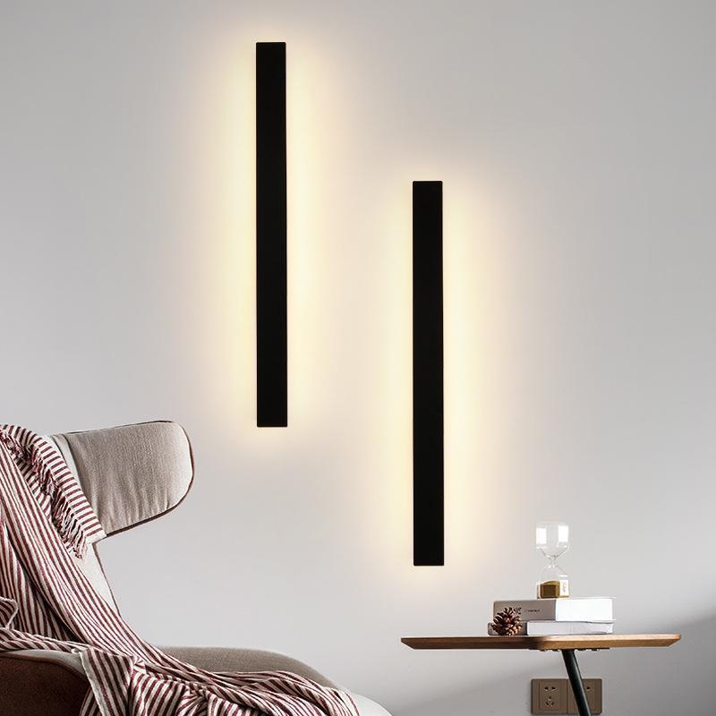 Modern Black Waterproof LED Wall Sconce for Outdoor Use