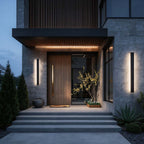 Modern Black Waterproof LED Wall Sconce for Outdoor Use