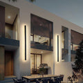 Modern Black Waterproof LED Wall Sconce for Outdoor Use