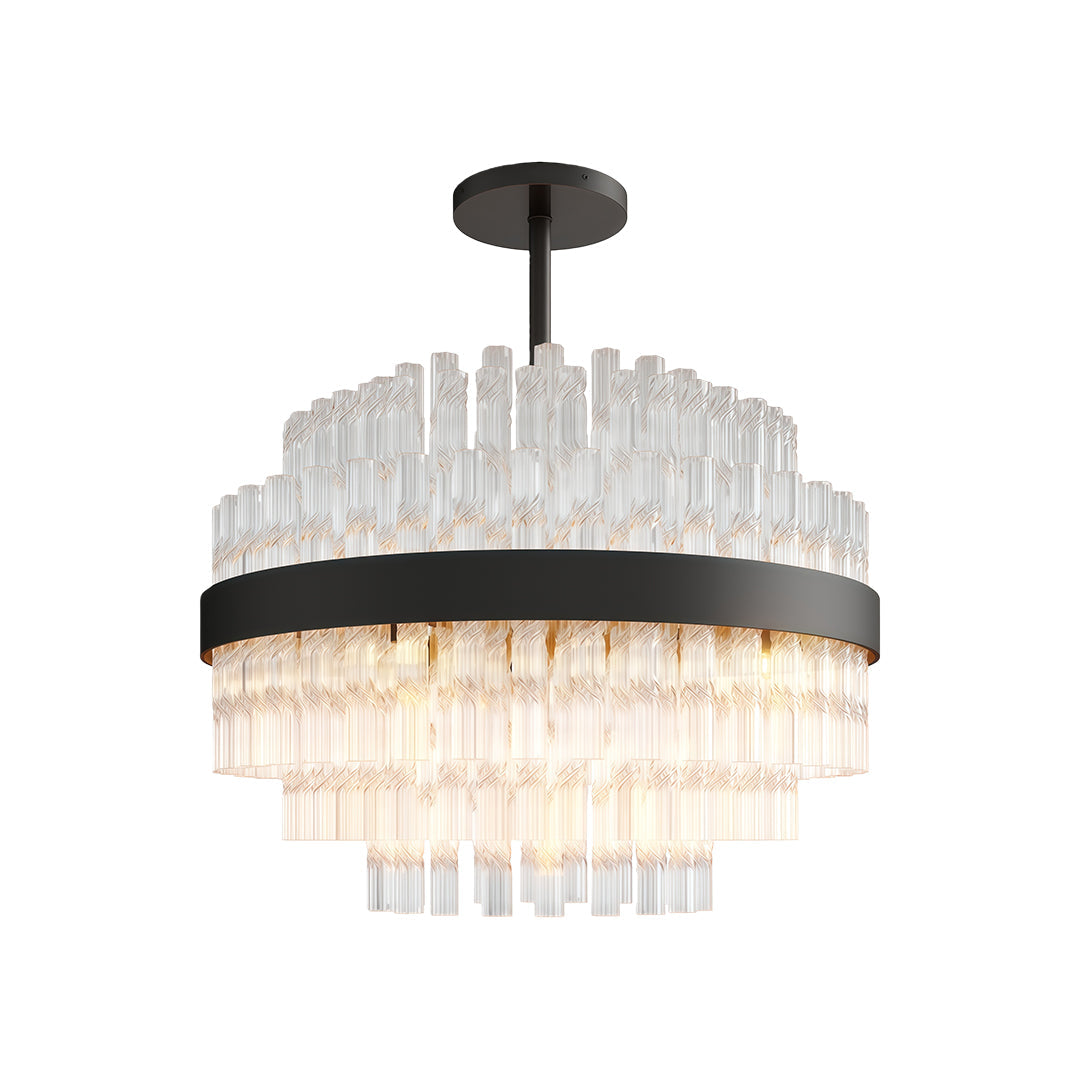 Luxury Copper Industrial Modern Chandelier Ceiling Light
