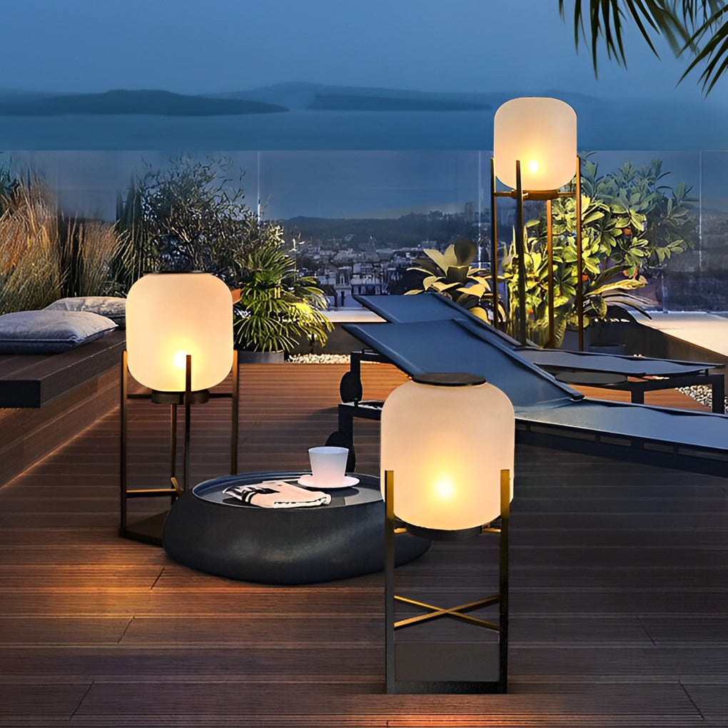 Premium LED Metal Outdoor Floor Lantern