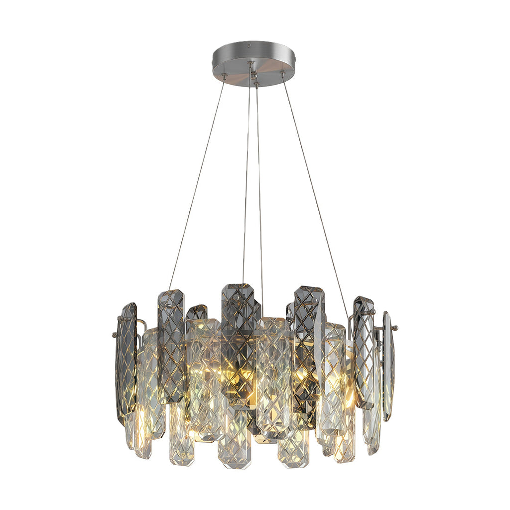 Modern Crystal Ceiling Light with Eye Protection