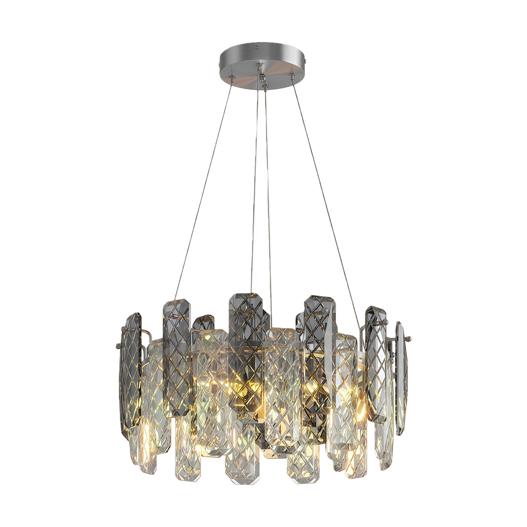 Modern Crystal Ceiling Light with Eye Protection