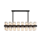 Premium Crystal Chandelier with Copper Ceiling Fixture