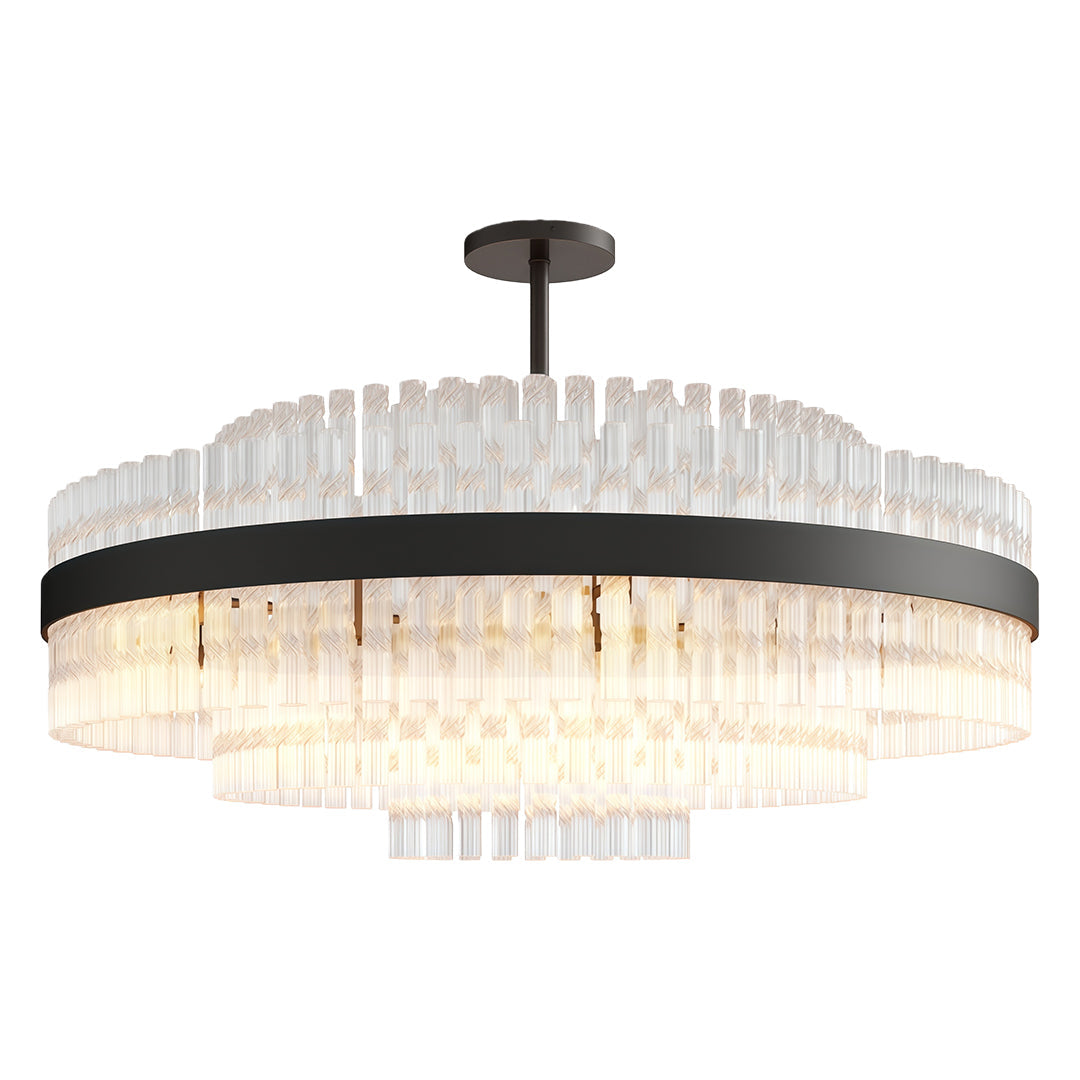 Luxury Copper Industrial Modern Chandelier Ceiling Light
