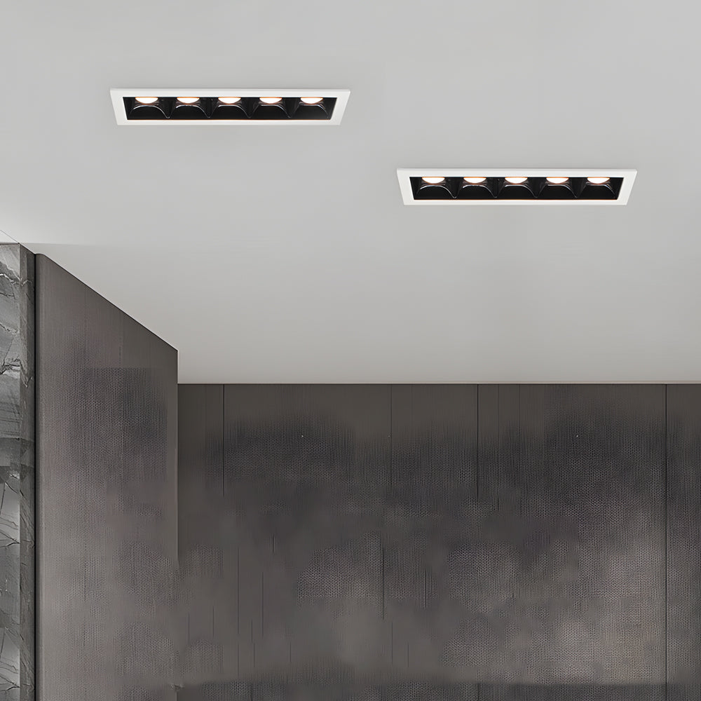 Modern LED Recessed Ceiling Spot Lights - Linear Design