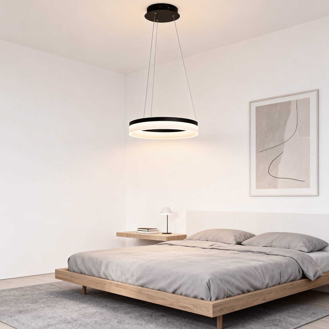 Modern Black Aluminum LED Pendant Light