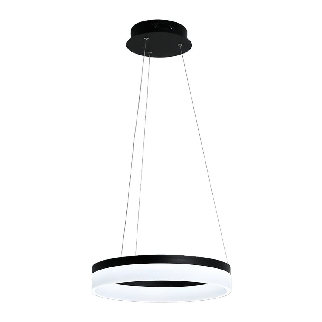 Modern Black Aluminum LED Pendant Light