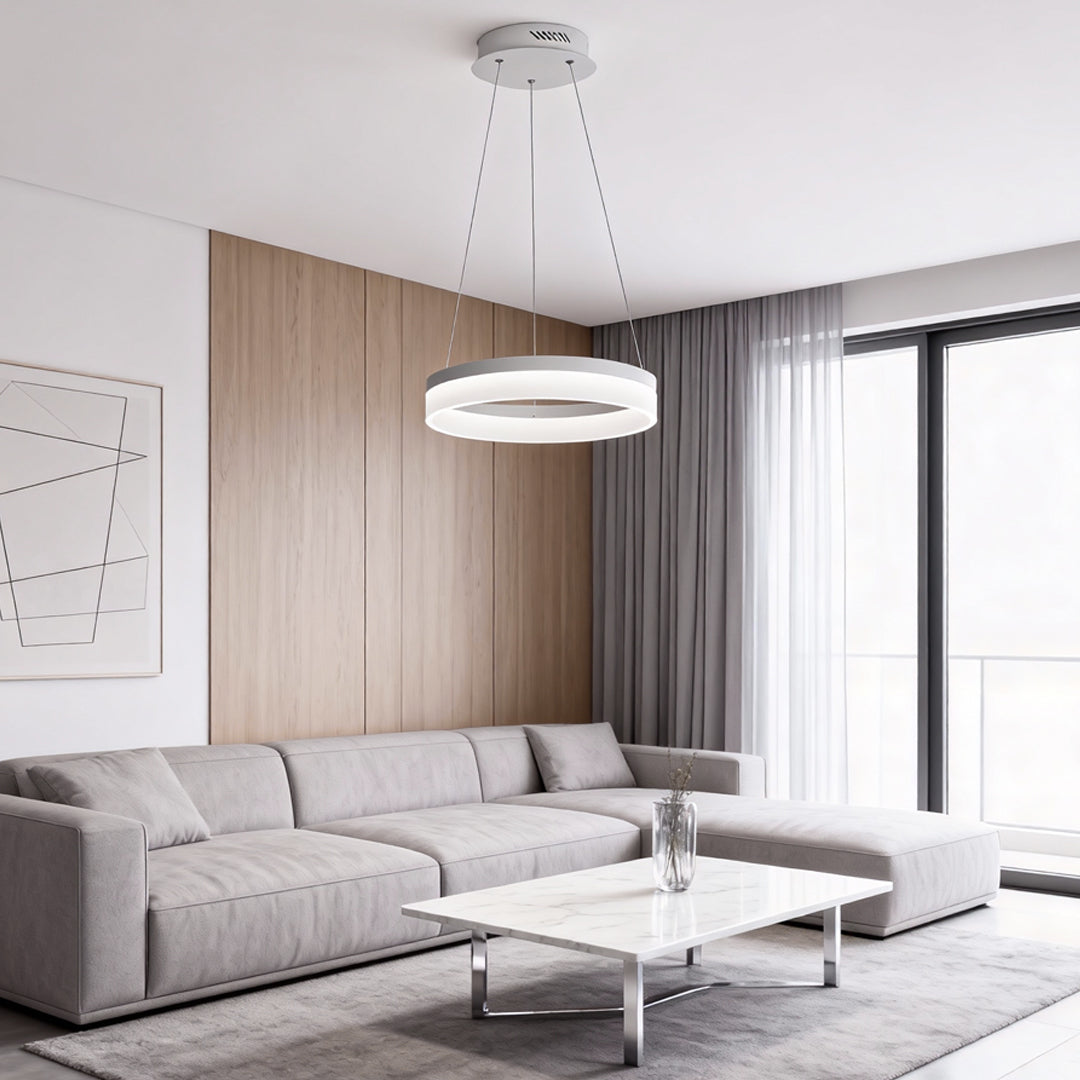 Modern Black Aluminum LED Pendant Light