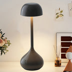 Rechargeable Gourd-Shaped Rustic Metal Table Lamp