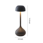 Rechargeable Gourd-Shaped Rustic Metal Table Lamp