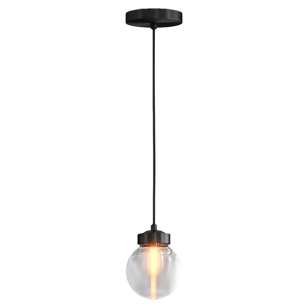 Luxury Copper and Glass Chandelier - Modern Ceiling Light