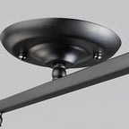 Adjustable Black Industrial Track Spotlight