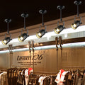Adjustable Black Industrial Track Spotlight