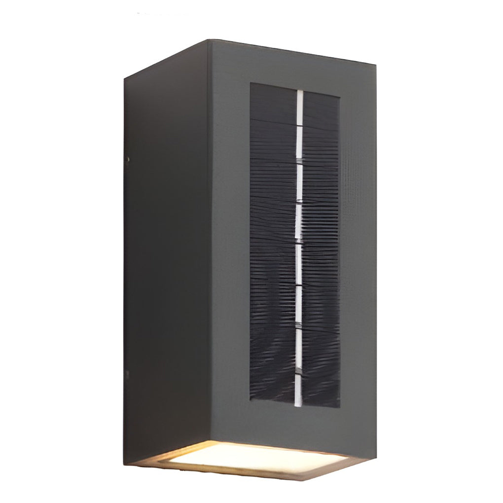 Modern Waterproof Black Up-Down LED Wall Light